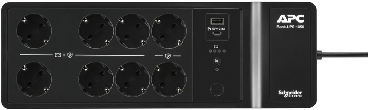 UPS APC Back-UPS 600W/1050VA Schuko (BE1050G2-GR) - obraz 3