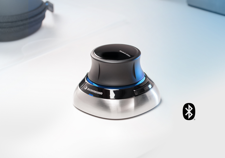 Zestaw 3Dconnexion SpaceMouse Kit 2 Wireless/Bluetooth/USB Black (3DX-700136) - obraz 4