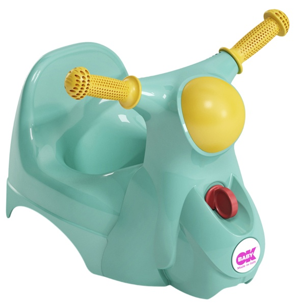 Дитячий горщик OK Baby Scooter бірюзовий (8008577158225) - зображення 1