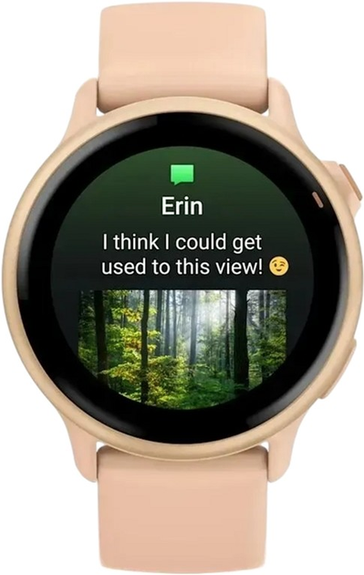 Zegarek sportowy Garmin Vivoactive 6 Pink Dawn Metallic (010-02985-03) - obraz 2