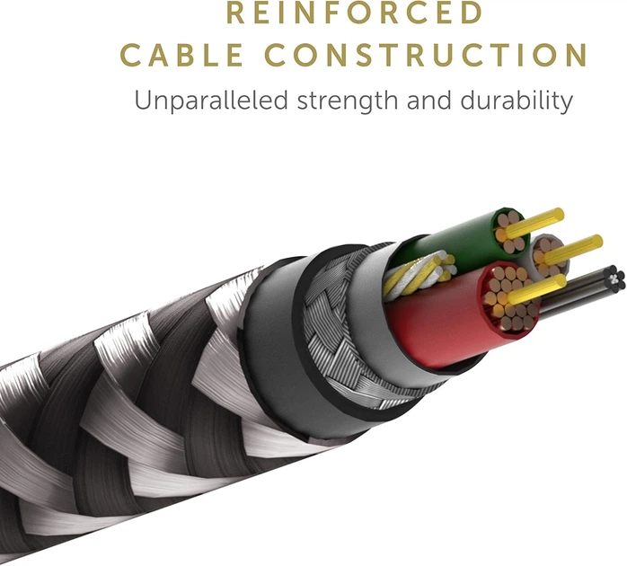 Кабель Lightning Native Union Belt Cable XL Zebra 3 м - изображение 4
