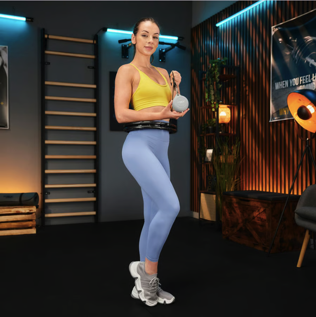 Хулахуп Trex Sport TX-010CHH массажный с утяжелителем черный - изображение 6
