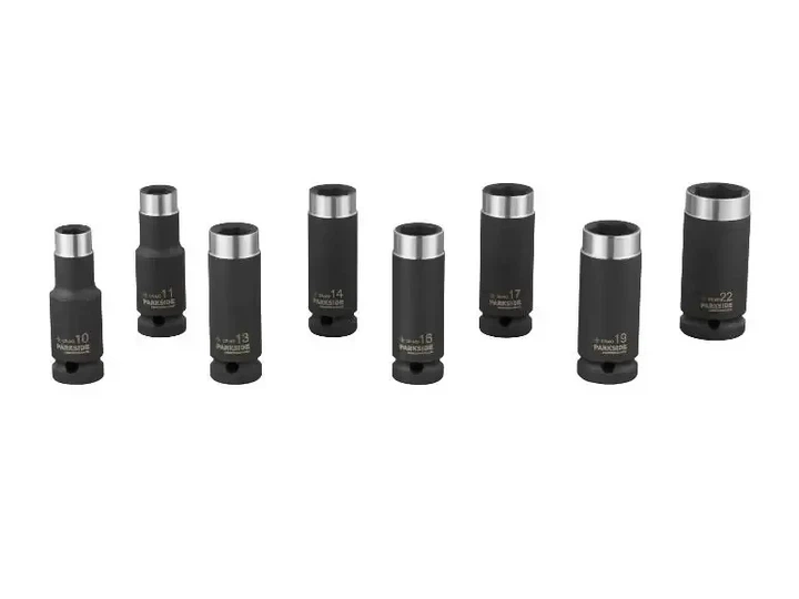 Набір ударних головок 8 шт. Parkside Performance 1/2" PSNP 8 - зображення 6