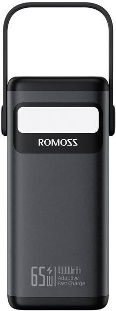 УМБ Romoss PMT40 40000mAh 65W Black (6958377515815) - зображення 1