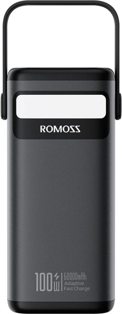 УМБ Romoss PMT60 60000mAh 100W Black (6958377515822) - зображення 1
