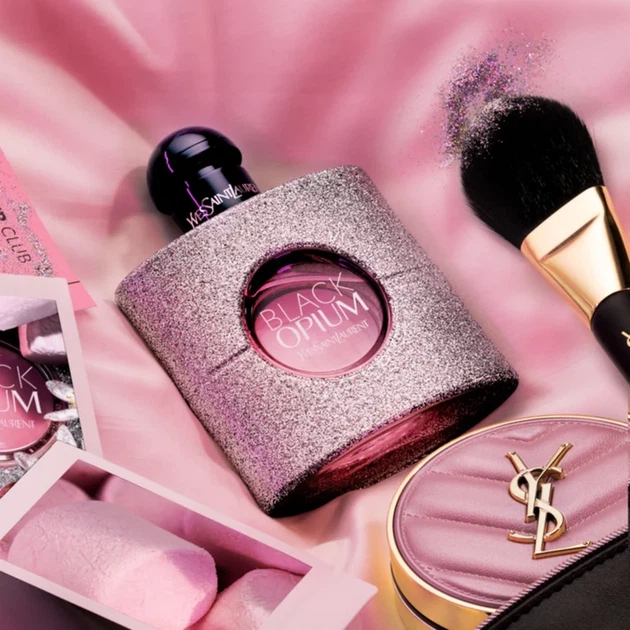 Парфумована вода для жінок Yves Saint Laurent Black Opium Glitter 90 мл (3614274185294) - зображення 5