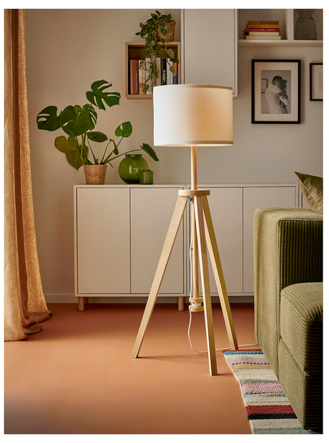 Lampa podłogowa IKEA LAUTERS Jesion/biały (304.050.42) - obraz 7