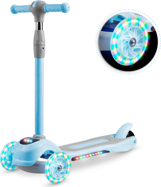 Самокат дитячий триколісний Ricokids Piko Синій (5903890605384) - зображення 5