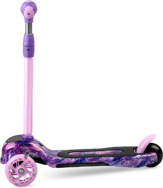Самокат дитячий триколісний Ricokids Piko Рожево-фіолетовий (5903890610173) - зображення 3