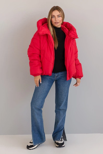 Зимняя куртка Miorichi Селін 48 Красный (01210-red48) - изображение 3