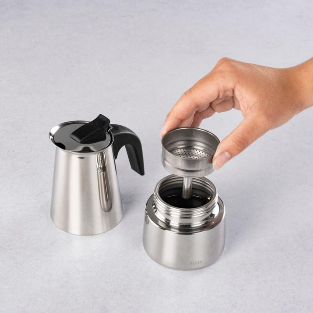 Гейзерна кавоварка Xavax Barista на 4 чашки 200 мл (4047443505279) - зображення 9