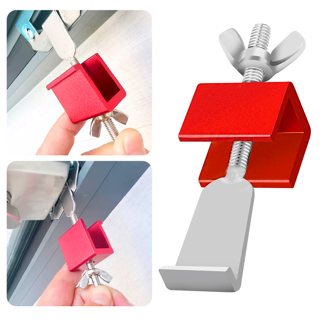 Портативний замок Doorstop RED на двері для подорожей, готелів, номерів, гуртожитків, спальні - зображення 7