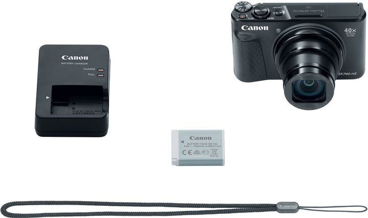 Фотоапарат Canon Powershot SX740 HS Black (2955C016) - зображення 7
