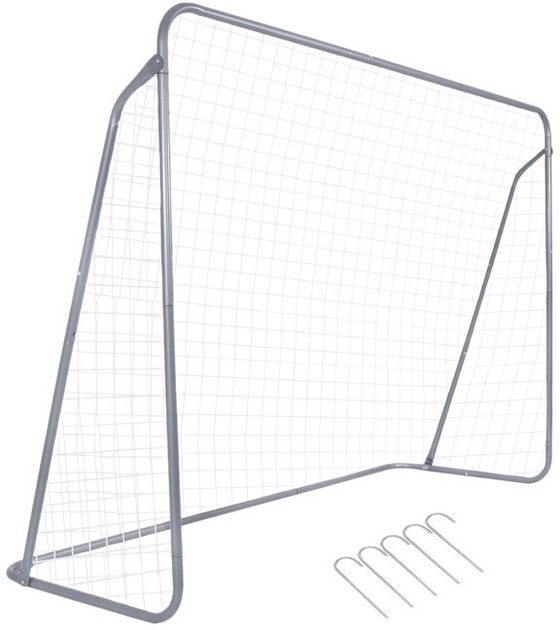 Bramka piłkarska Springos 240 x 170 cm (5907719455273) - obraz 1