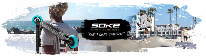Kolka do hulajnogi Soke 100 mm turkusowe 2 szt. 803002 (5903890607739) - obraz 7