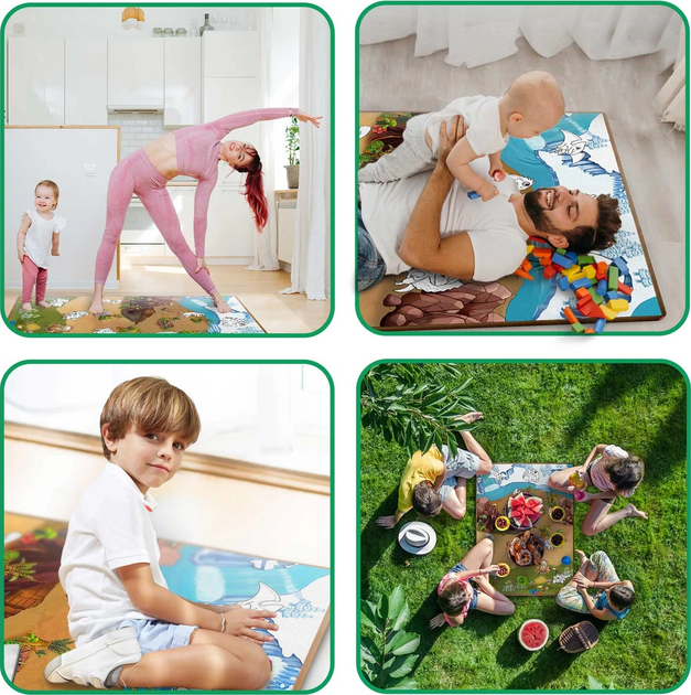 Mata piankowa do kolorowania Ricokids zwijana 120 x 92 x 0.3 cm RK-344 734402 Dinozaury (5903890616014) - obraz 10