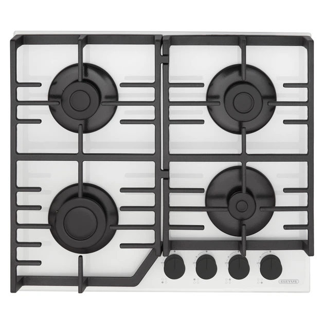 Газова варильна поверхня ELEYUS IMPREZA 60 WH CF - зображення 1