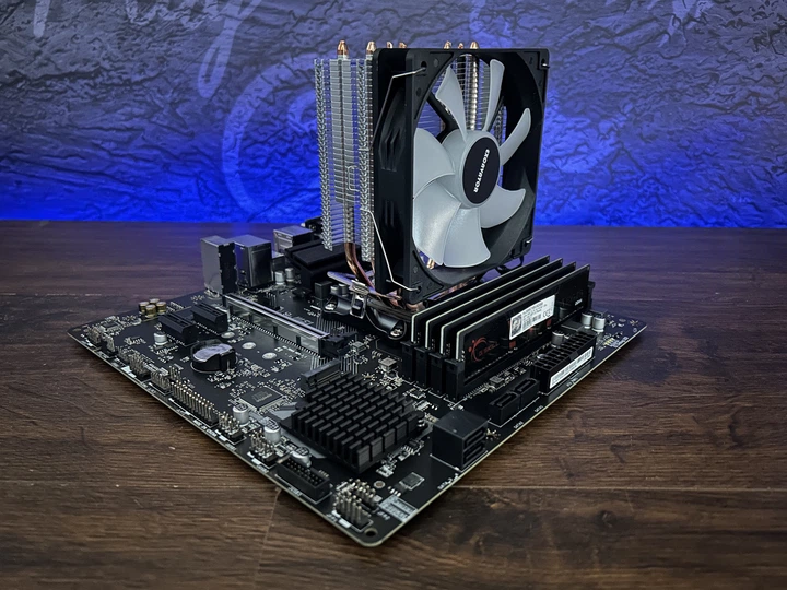 CPU Ryzen5700X DDR4 32GB B550M SteelLegend Игровой комплект: материнская плата B550M + AMD Ryzen 7 5700х +