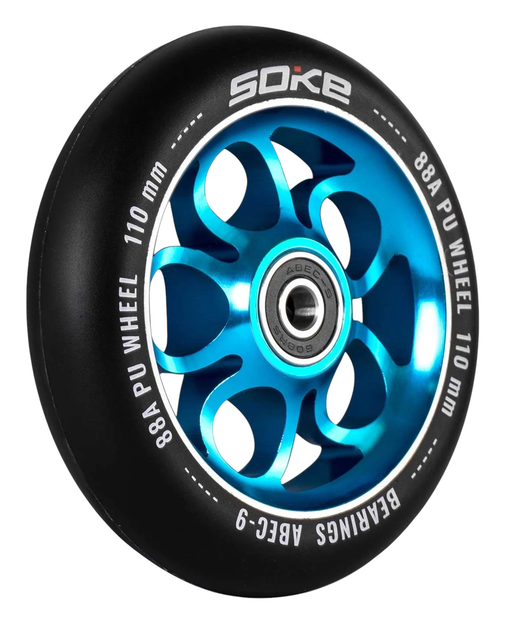 Kolka do hulajnogi Soke 110 mm niebieskie 2 szt. 1677 (5908220478515) - obraz 2