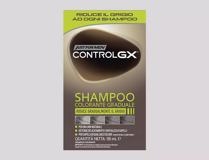 Шампунь от седых волос Just For Men CONTROL GX 118 мл - Фото 2 Шампунь от седых волос Just For Men CONTROL GX 118 мл - изображение 2