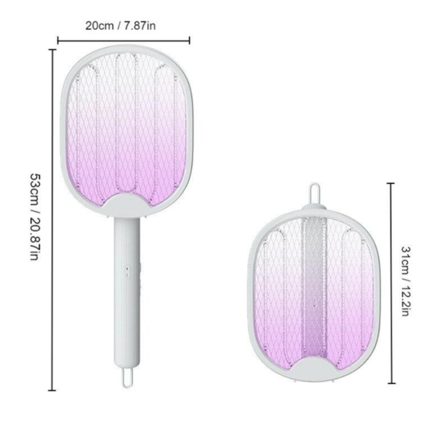 Мухобойка GeForest Mosquito Lamp Swatter электрическая, неповоротная, белая - изображение 2