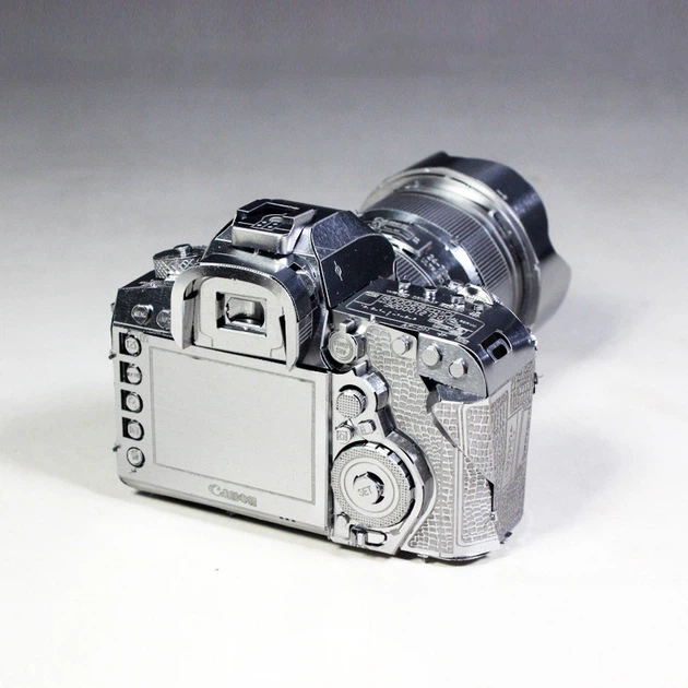3D пазл Металлический Фотоаппарат Canon - изображение 4