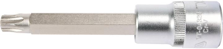 Головка YATO з викрутковою насадкою TORX 1/2" Т50 100 мм (YT-04326) - зображення 2