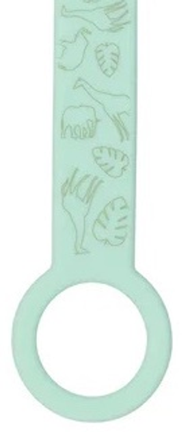 Zawieszka do smoczka Nattou Silicone & Rubber Miętowa ze wzorem 21 cm 875561 (5414673875561) - obraz 3