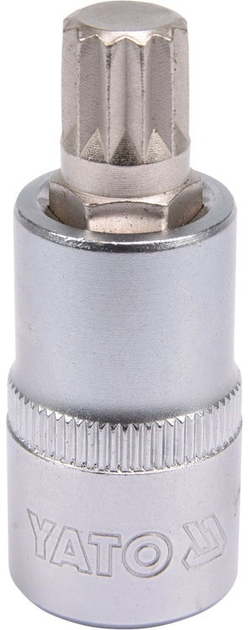Nasadka YATO z końcówką Spline 1/2" M12 55 mm (YT-04344) - obraz 1