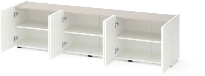 Тумба TV Metkas Home B026 2000х350х530 ЛДСП (MB026-BK) - Фото 2 Тумба TV Metkas Home B026 2000х350х530 ЛДСП (MB026-BK) - изображение 2