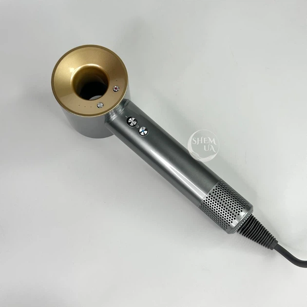 Фен-стайлер 6в1 для волос с 6 магнитными насадками Super Hair Dryer 1600Вт, компактный фен для сушки и укладки волос с 3 температурными режимами, 3 скоростями и холодным обдувом S50-D81-Gold - изображение 11