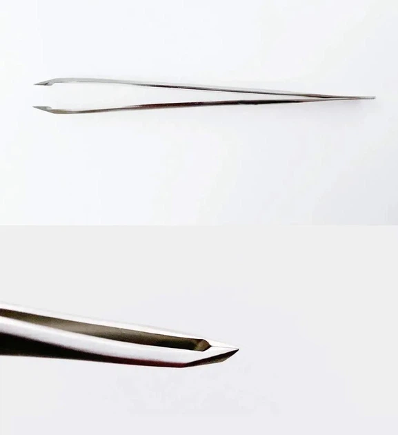 Пинцет для бровей с изогнутыми кончиками Kobayashi HUNTER Tweezers, 1 шт - изображение 4