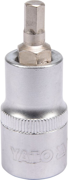 Головка YATO з викрутковою насадкою HEX 1/2" 6 мм 55 мм (YT-04382) - зображення 1