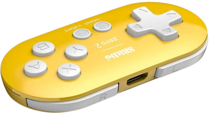 Kontroler bezprzewodowy 8BitDo Zero 2 Bluetooth Gamepad Yellow (RET00221) - obraz 3