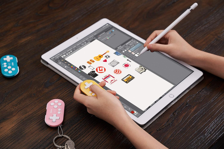 Kontroler bezprzewodowy 8BitDo Zero 2 Bluetooth Gamepad Yellow (RET00221) - obraz 5