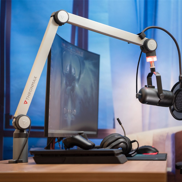 Statyw do mikrofonu Thronmax Caster Boom Pro Arm S1P (8711148977872) - obraz 3