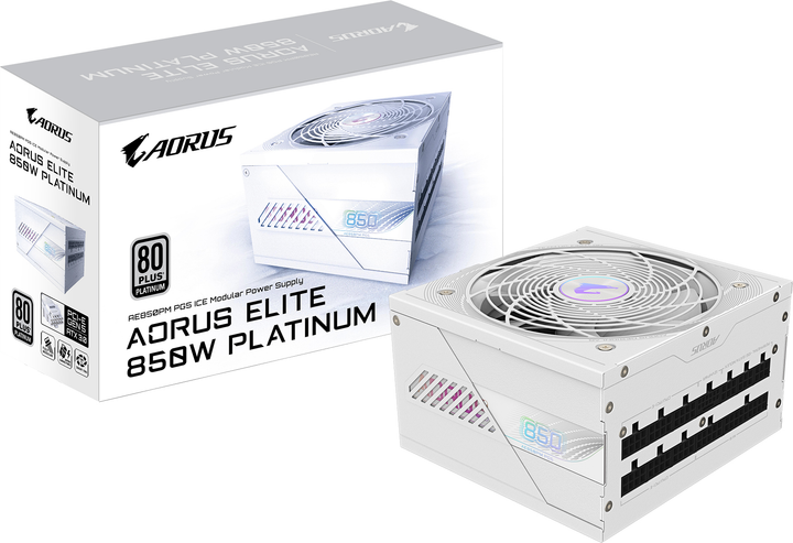 Zasilacz Gigabyte Aorus Elite P850W 80+ Platinum (GP-AE850PM PG5 ICE) - obraz 7