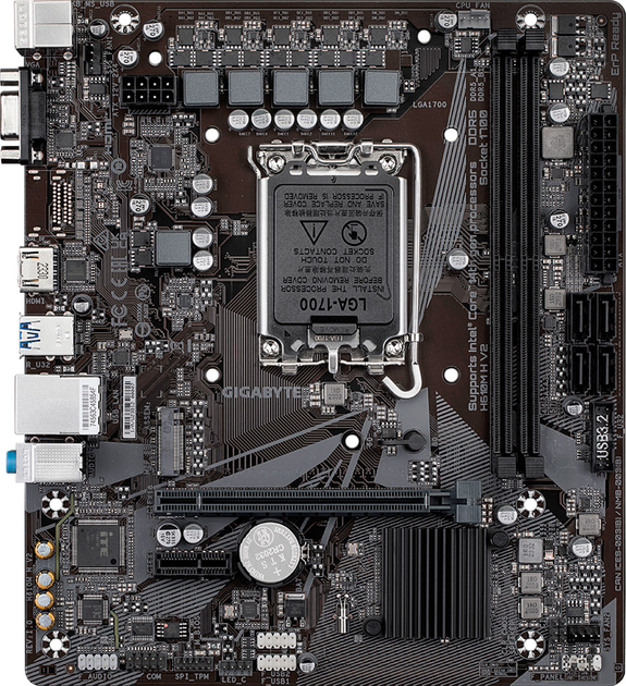 Płyta główna Gigabyte H610M H V2 (s1700, Intel H610, PCI-Ex16) - obraz 1