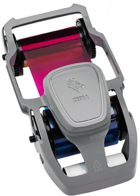 Wkład z taśmą drukującą Zebra YMCKO 200 do ZC100/ZC300 Full Colour (800300-250EM) - obraz 1