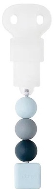 Zawieszka do smoczka Nattou Silicone Niebieska 25 cm 877336 (5414673877336) - obraz 2