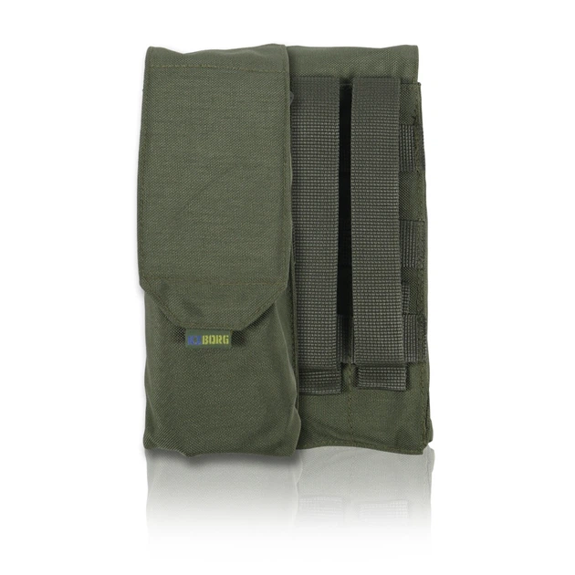Тактический подсумок под 2 магазина Kiborg GU Double Mag Pouch Khaki - Фото 2 Тактический подсумок под 2 магазина Kiborg GU Double Mag Pouch Khaki - изображение 2