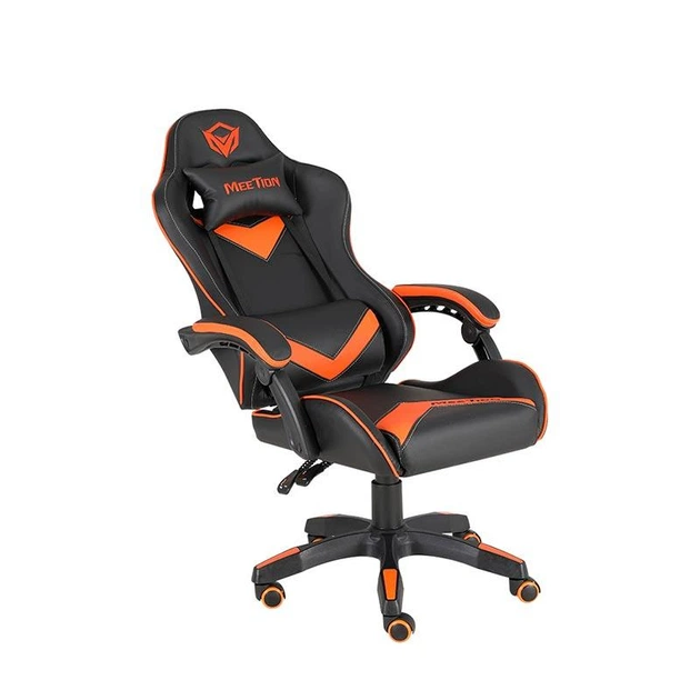 Компьютерное геймерское игровое кресло MeeTion CHR04 eSportChair Black-Orange - изображение 7