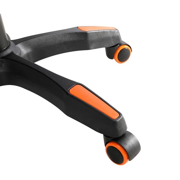 Компьютерное геймерское игровое кресло MeeTion CHR04 eSportChair Black-Orange - изображение 10