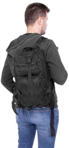 Plecak Springos turystyczny 35 L Czarny (5907719436722) - obraz 17