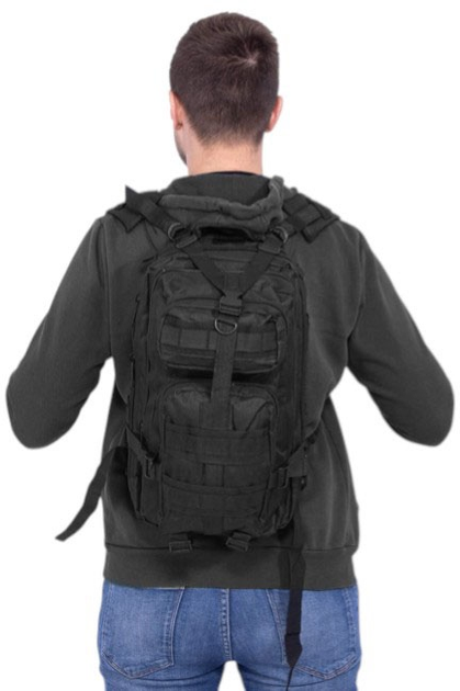 Plecak Springos turystyczny 35 L Czarny (5907719436722) - obraz 18