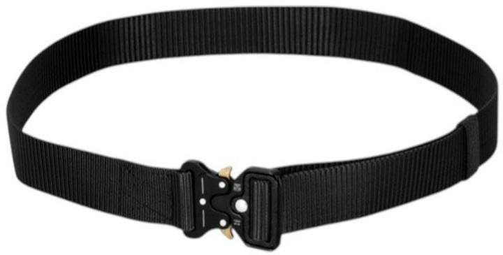 Pas taktyczny wojskowy Springos z klamrą 125 cm Czarny (5907719439389) - obraz 3