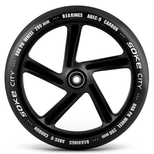Kolka do hulajnogi miejskiej Soke 200 mm czarne 2 szt. 803400 (5903890610753) - obraz 2