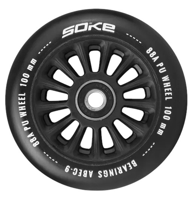 Kolka do hulajnogi Soke 100 mm czarne 2 szt. 1680 (5908220471523) - obraz 3