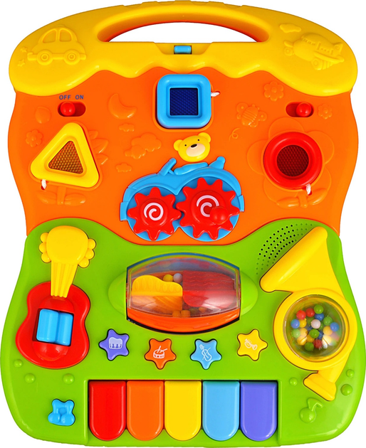 Навчальні ходунки з музикою Ricokids 2 в 1 RK-744 Білі (5903890616373) - зображення 4