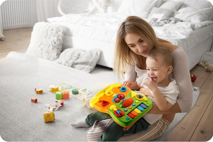 Навчальні ходунки з музикою Ricokids 2 в 1 RK-744 Білі (5903890616373) - зображення 12
